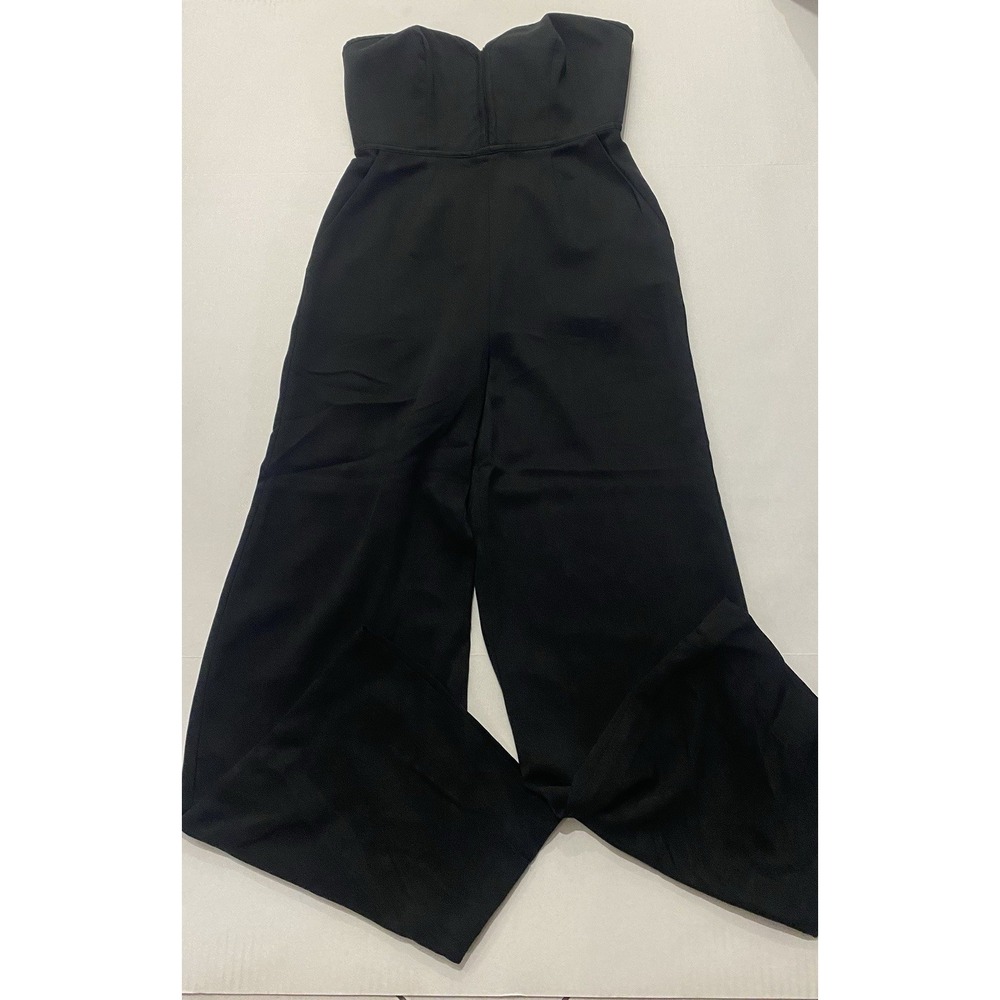 MARA HOFFMAN BLACK TENCEL JUMPSUIT. SIZE 4